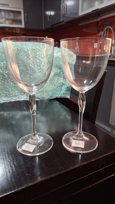 Conjunto de copos de cristal com 60 peças