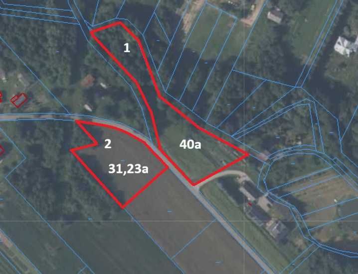 Maszki gmina Wojciechów nr ewid. 801/1 - spokojna, zielona okolica z widokiem na rozległe pola uprawne, las, blisko rzeki Bystra, 15 km od Lublina - Widok 2