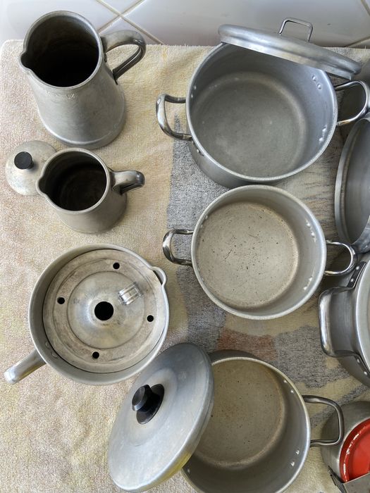 Conjunto tachos e frigideiras