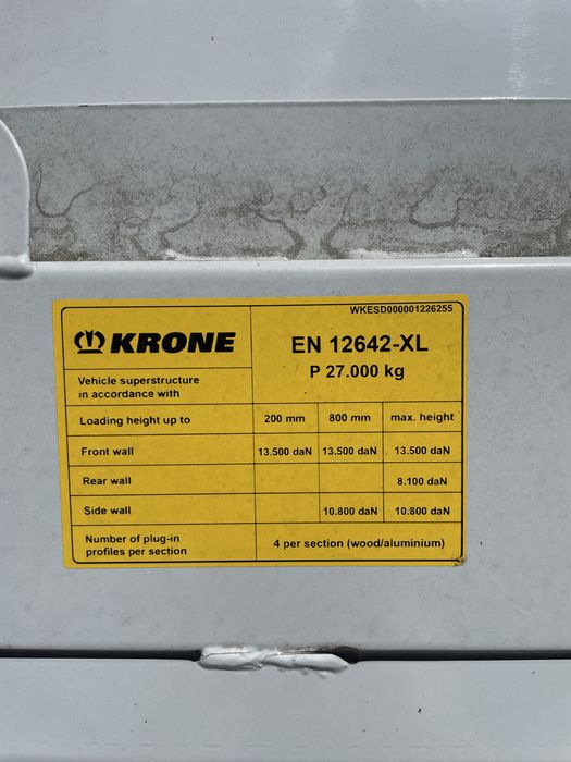 Drzwi KRONE naczepa NOWE