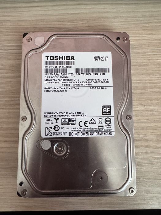 Жорсткий диск TOSHIBA