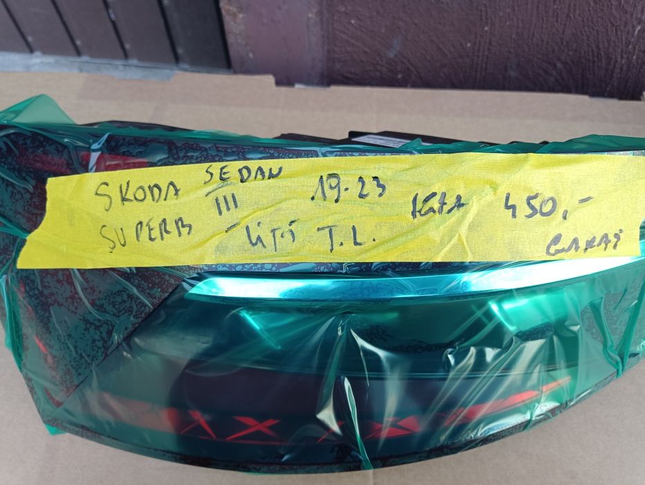 Skoda superb III 3 lift 19-23 sedan lampa tył tylna lewa LED orginał