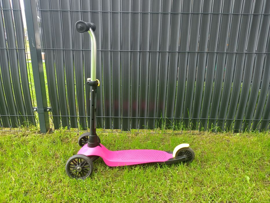 Hulajnoga trzykołowa B1 oxelo różowa Decathlon