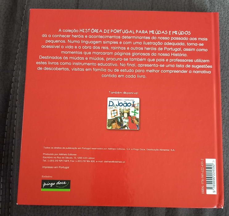 Livro histórico infantil de D. DINIS