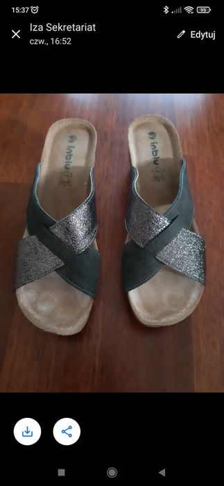 Klapki 40 jak nowe