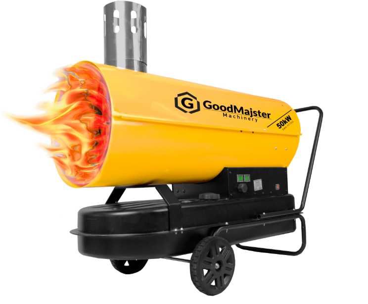 Nagrzewnica olejowa z kominem - automatyczna - 50kW - GMM-HT735d