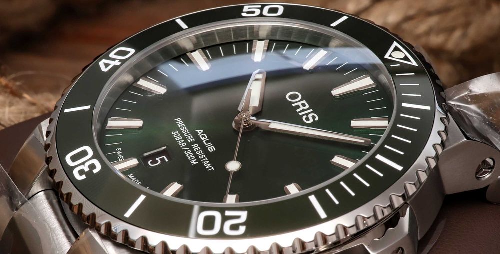 Oris Aquis Automatic 01.733.7730.4157-07.8.24.05PEB Zielony Diver