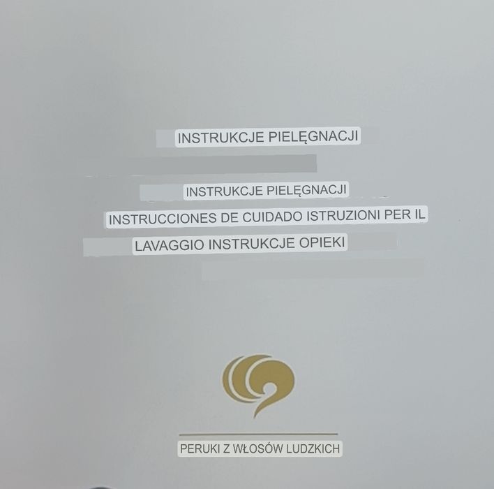 Prruka z włosów ludzkich