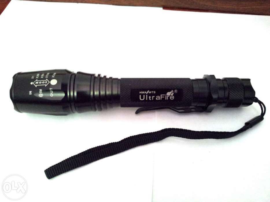 kit Lanterna Cree 1600 lumens com Zoom + acessórios