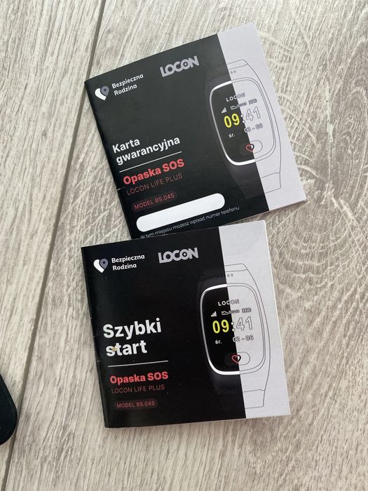 Opaska SOS locon zegarek