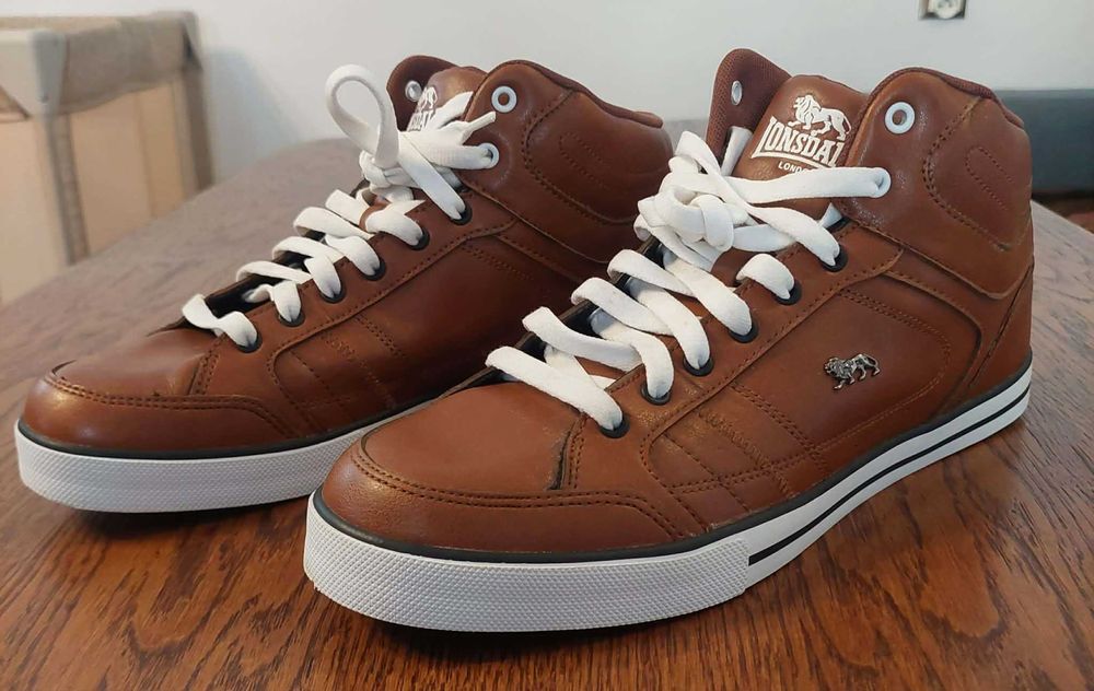 Buty męskie skórzane LONSDALE Canons rozmiar 43