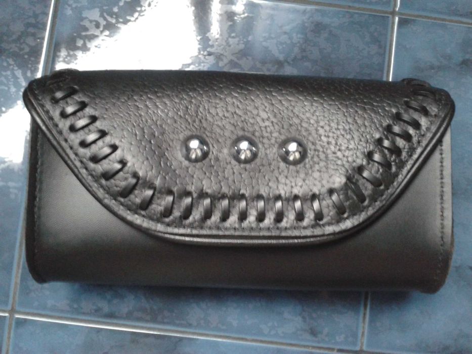 Torebka sakwa rolka piórnik na szybę harley fat boy