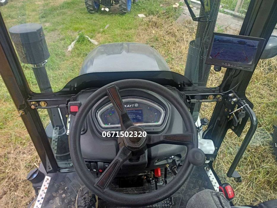 Мінітрактор Скаут ТY-404С Реверс ГУР Дводискове Рівна підлога Доставка