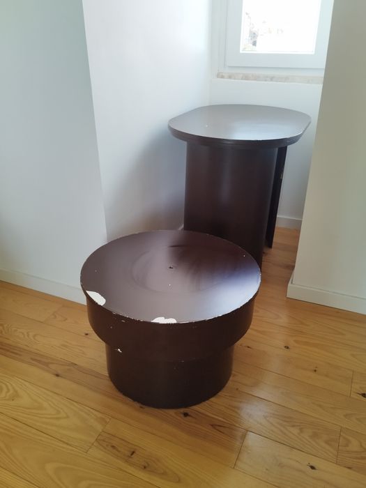 Mesa de madeira  vintage dos anos 70