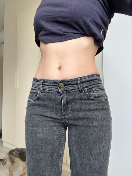 Джинсы скинни клеш низкая талия 38 40 flared 2000s винтаж bootcut 90s