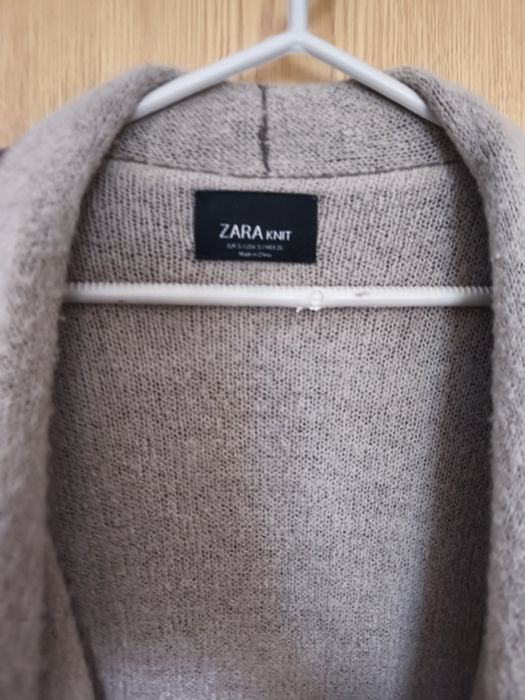 Casaco lã sem botões