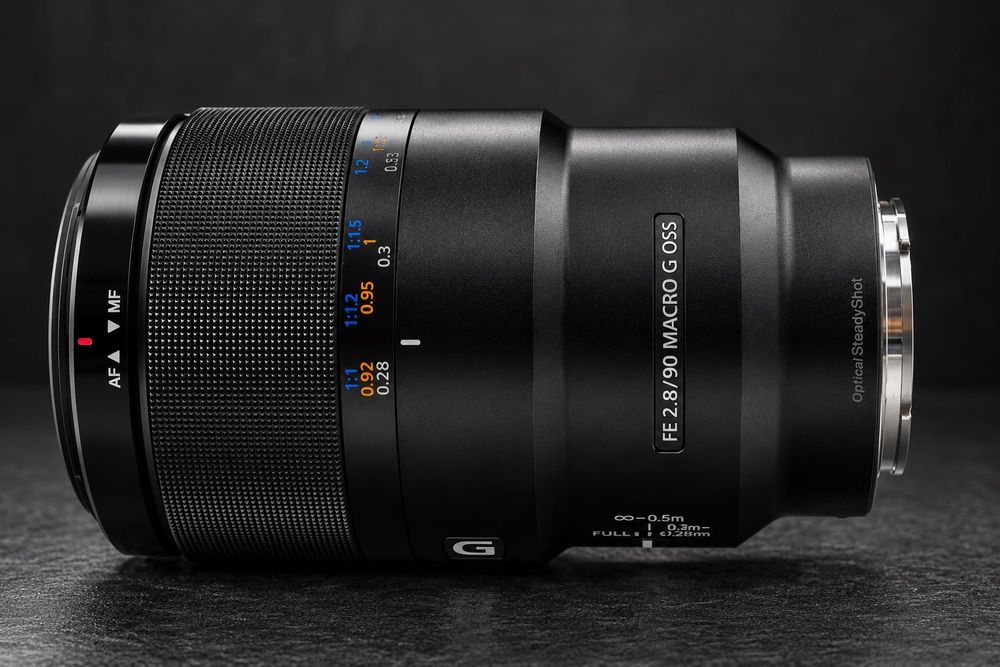 Sony FE 90mm f/2.8 Macro G OSS — 1:1 | Full-Frame | Excelente Estado