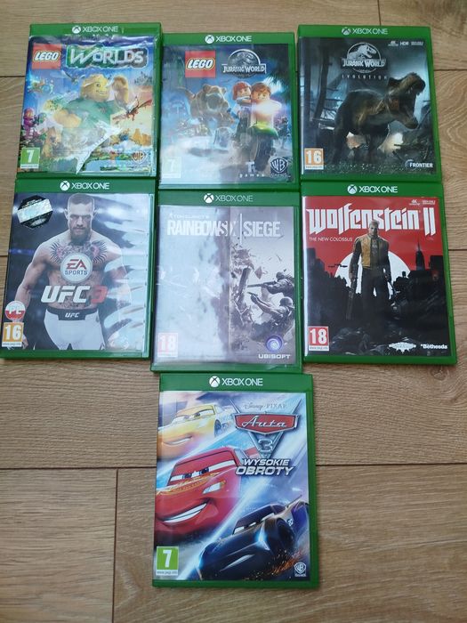 Gry Xbox One zestaw 4.