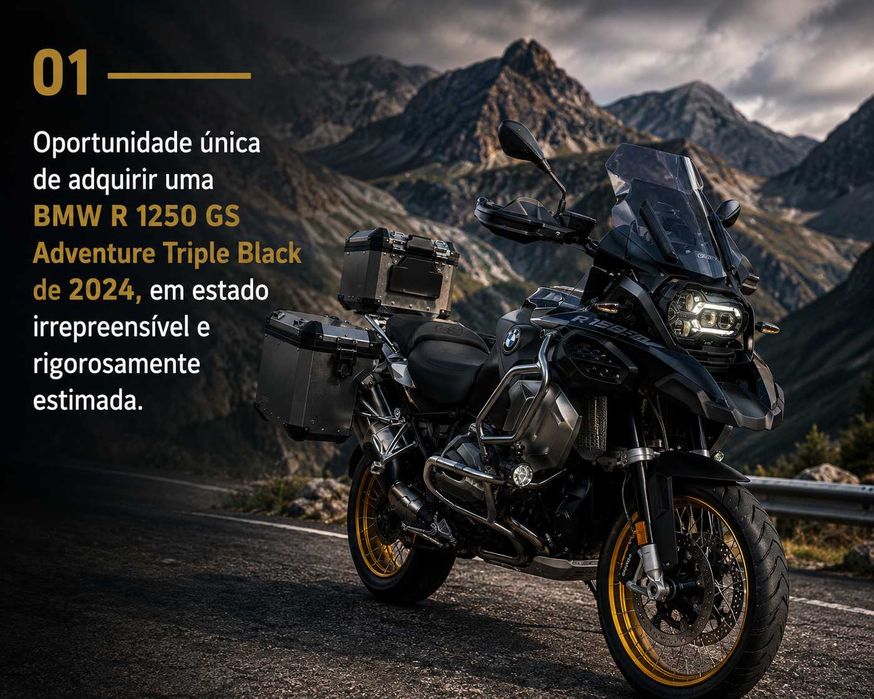 BMW GS Adventure Triple Black 2024 - 7800km