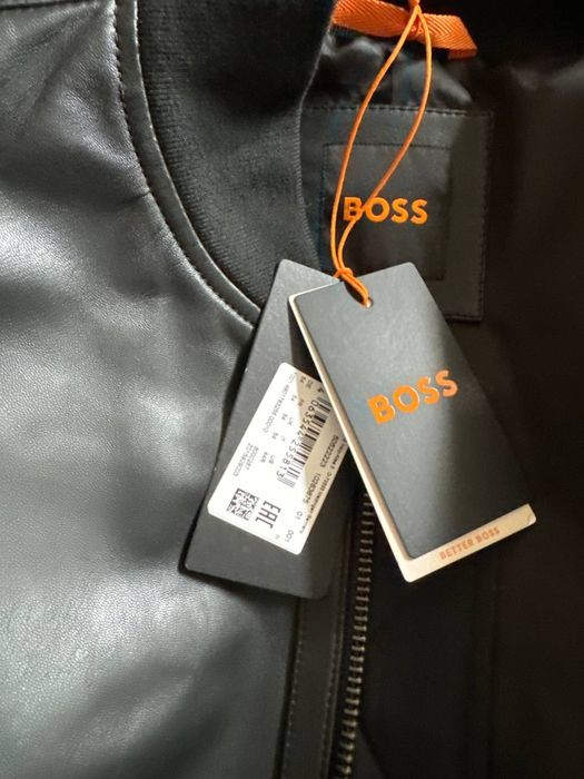 Кожаная куртка Boss