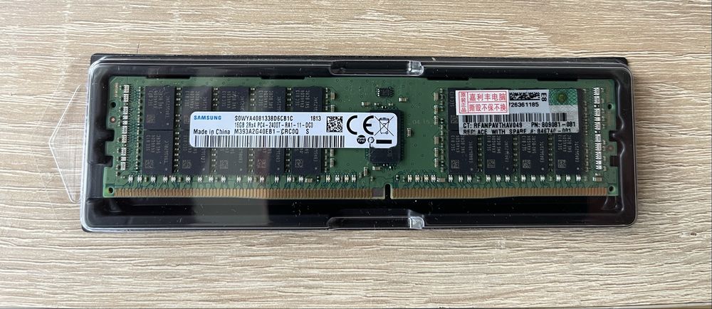Оперативна память samsung 16gb 2rx4 pc4 2400t ra1 11 dc0