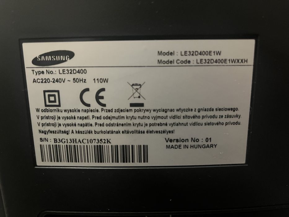 Telewizor Samsung 32 cale