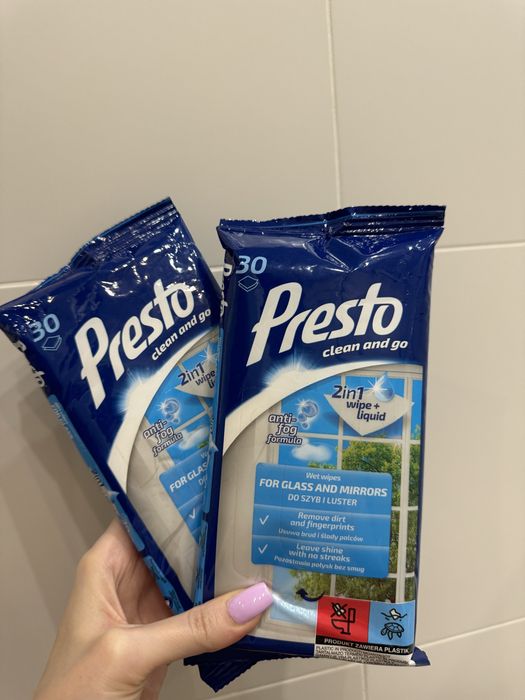 Nowe husteczki presto