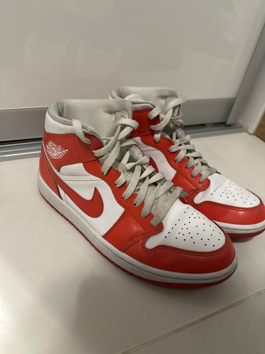 Jordany 1 mid r. 42 (27 cm) czerwono - biale