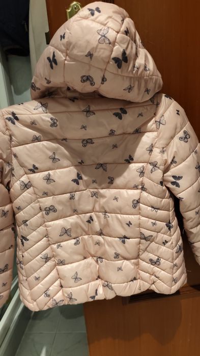 Parka de menina cor de rosa
