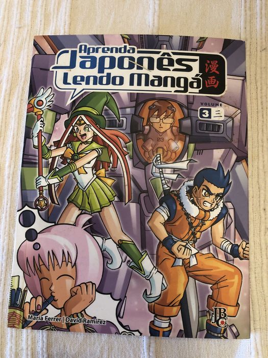 Livro aprenda japones lendo manga