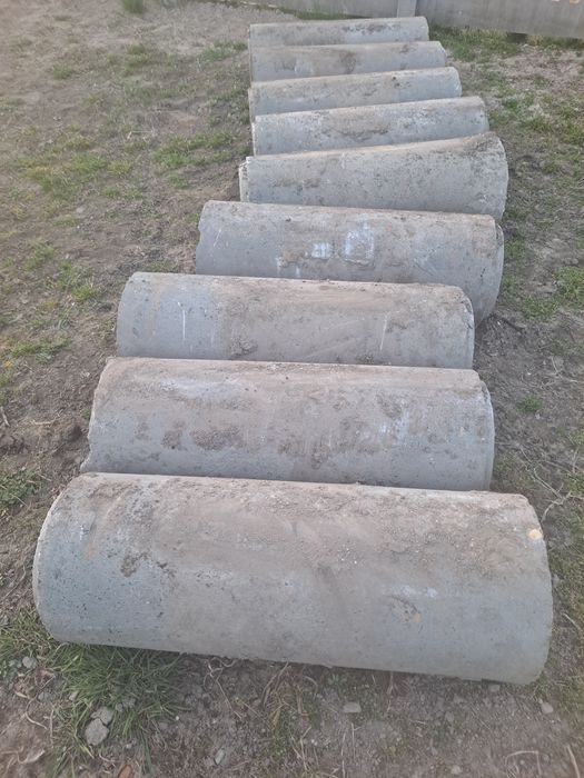 Rury betonowe na przepust mostek