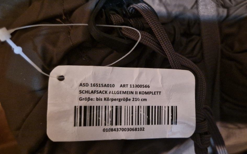 Спальний мішок Schlafsack Allgemein II Komplett