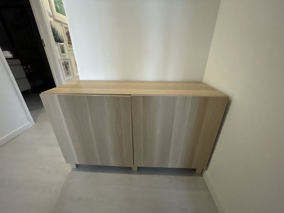 Movel ikea Besta 120x42x74 efeito carvalho