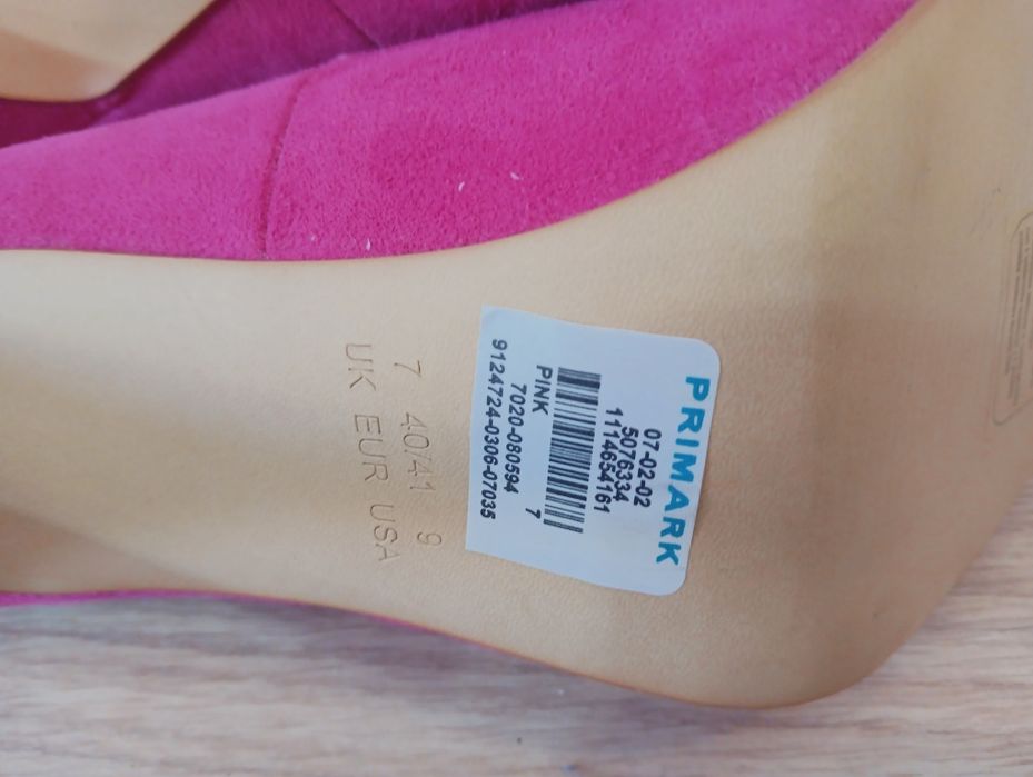 Stilettos rosa fucsia novos