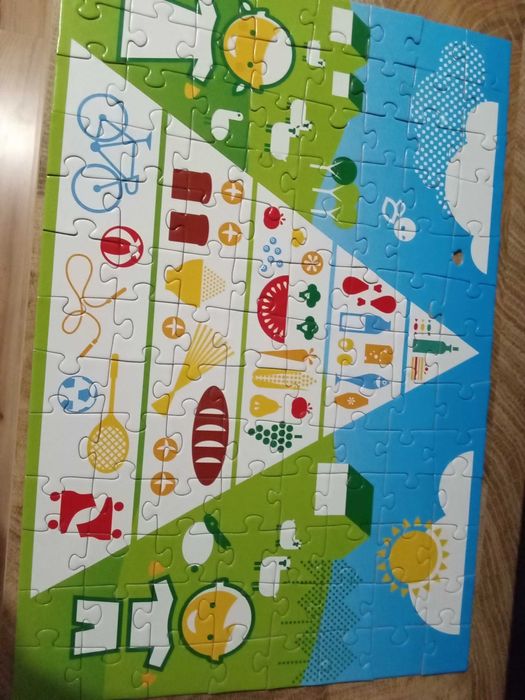 Puzzle piramida żywienia