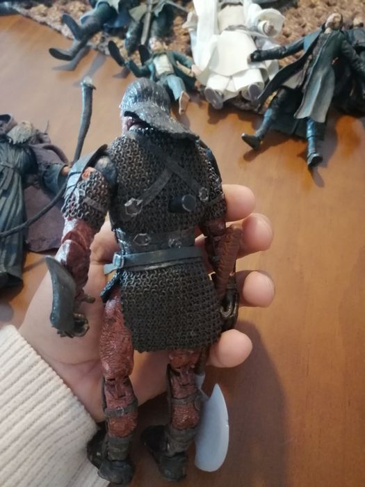 Boneco Uruk Hai senhor dos anéis