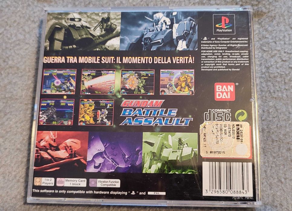 Gundam battle assault ps1