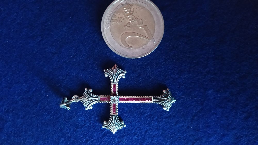 Peças de prata com ouro