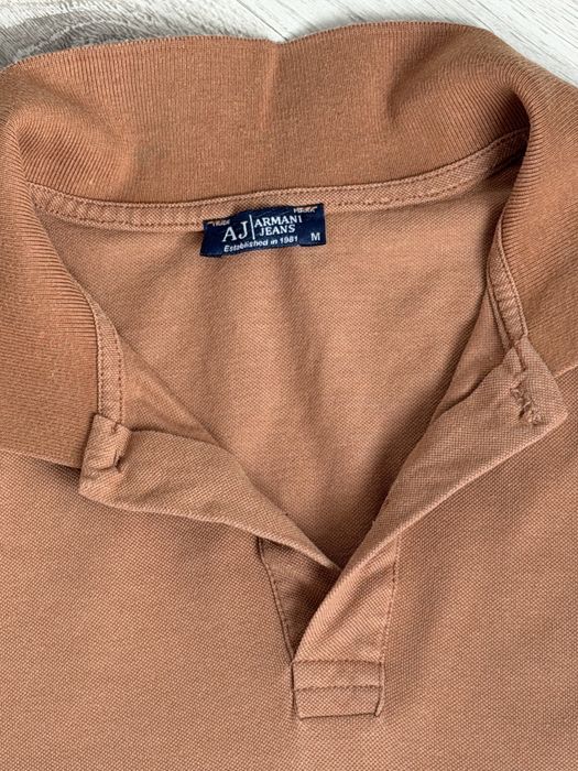 Чоловіче поло Armani (коричневе) L