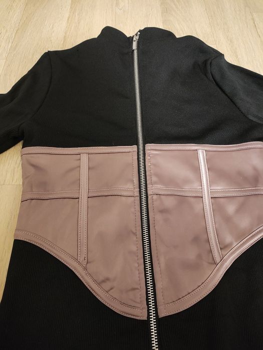 Сукня в рубчик з корсетом Maniere De Voir