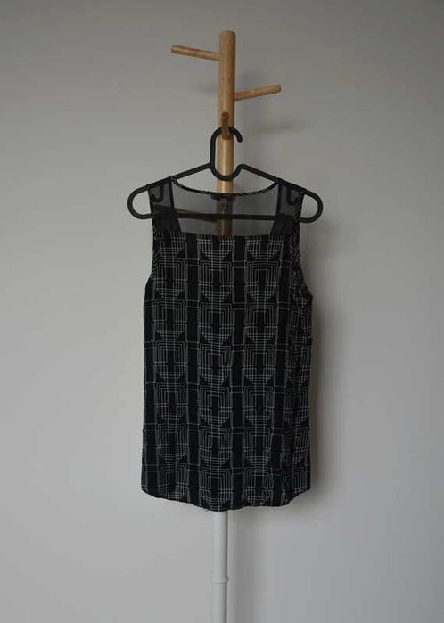 Koszula bez rękawów geometryczne wzory Cotton On 34 XS