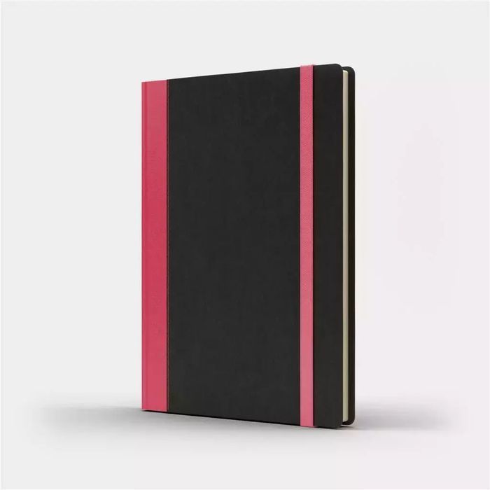 Notatnik A5 Pro M+ linia czarny/różowy. Like U