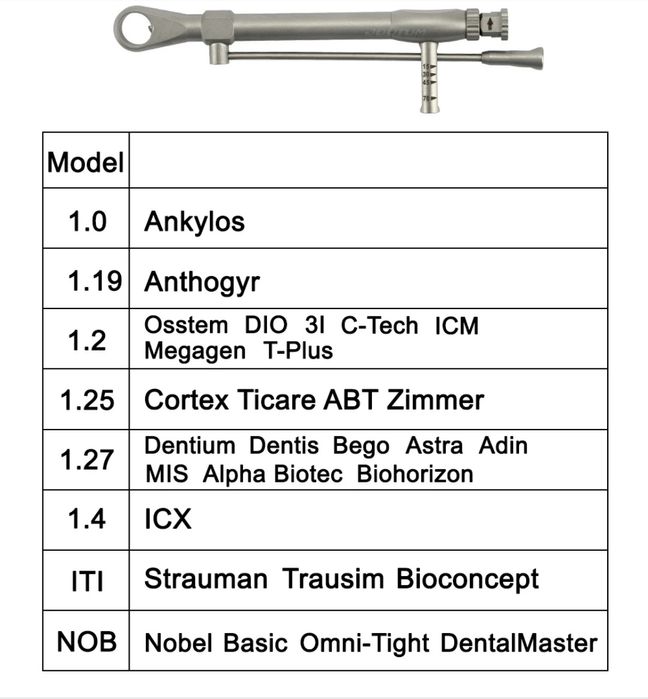 Kit chaves implantes dentário "NOVO"