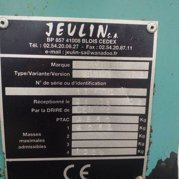 Scielarka do truskawek jeulin Alize 2