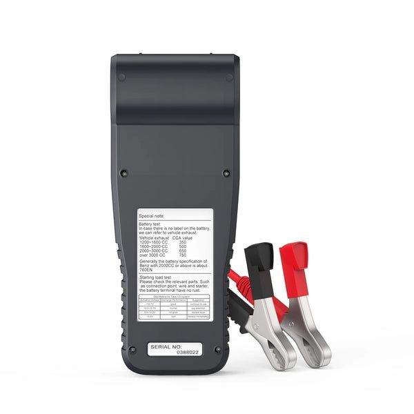 Verificador Digital de Baterias 12/24V c/ impressora Ancel BST500 NOVO