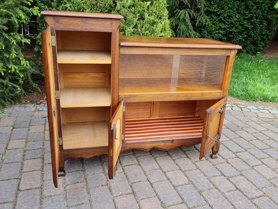 Komoda szafka ludwikowska Serwantka Witryna