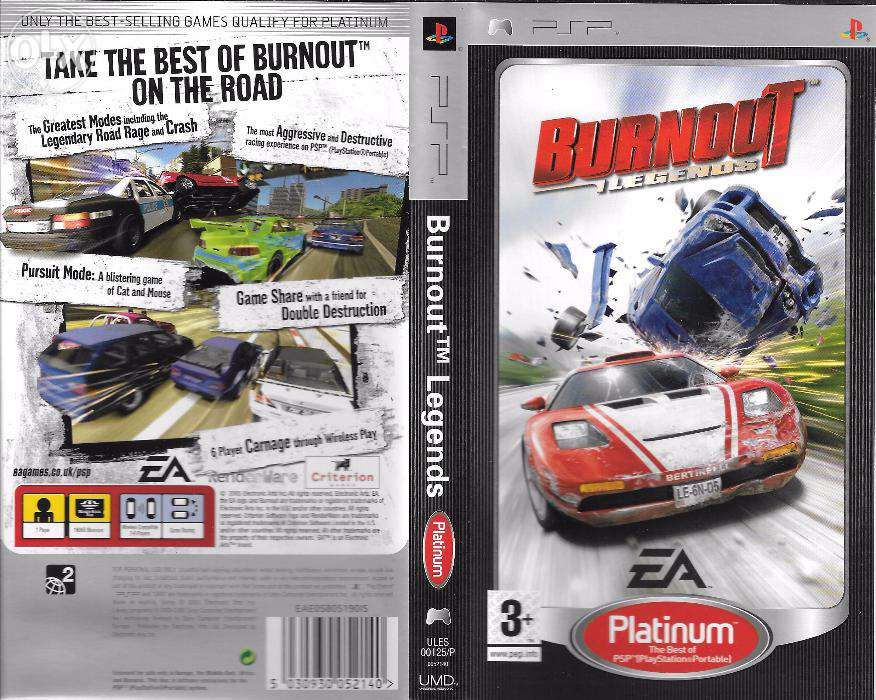 PSP Game - Burnout Legends