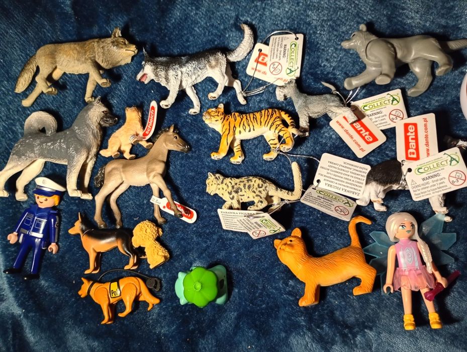 Zestaw figurek Collecta Schleich Playmobil