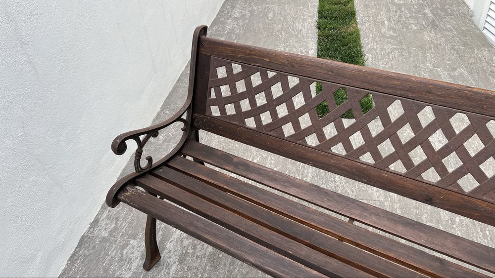 Banco de jardim, dois lugares