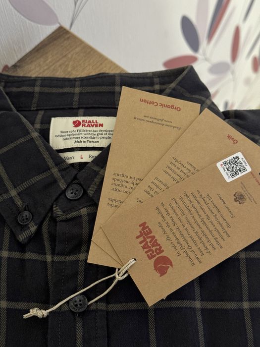 Сорочка Fjallraven ovik Flannel Shirt-чоловіка,нова,оригінал 100%. Л